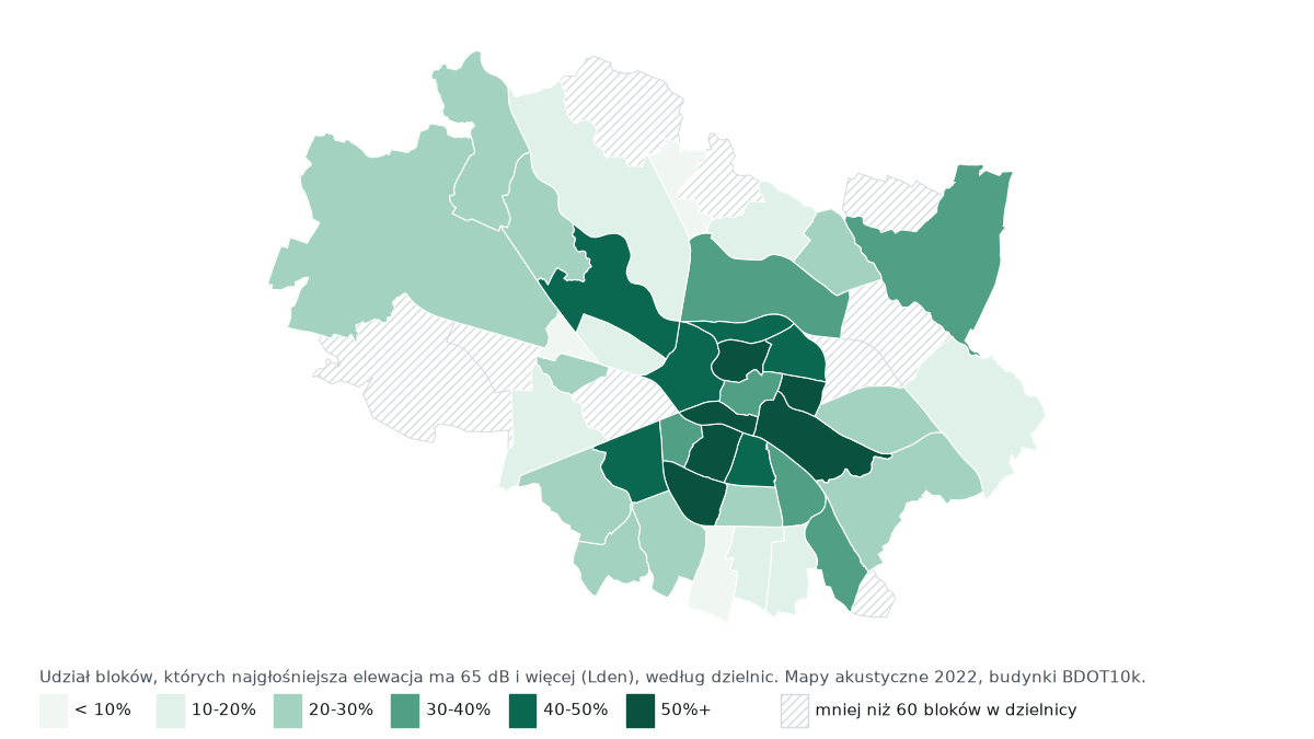 Hałas we Wrocławiu: najgłośniejsze osiedla i ulice. Sprawdziliśmy 13 655 bloków