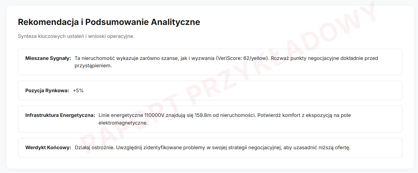 Rekomendacja i Podsumowanie Analityczne